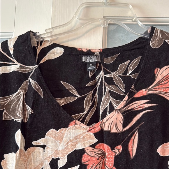 Nicole Miller Black and Pink A-line Dress - Picture 4 of 5